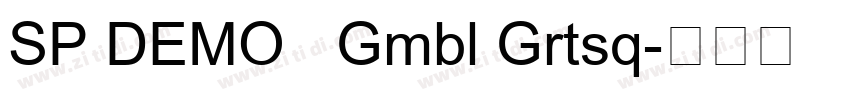 SP DEMO   Gmbl Grtsq字体转换